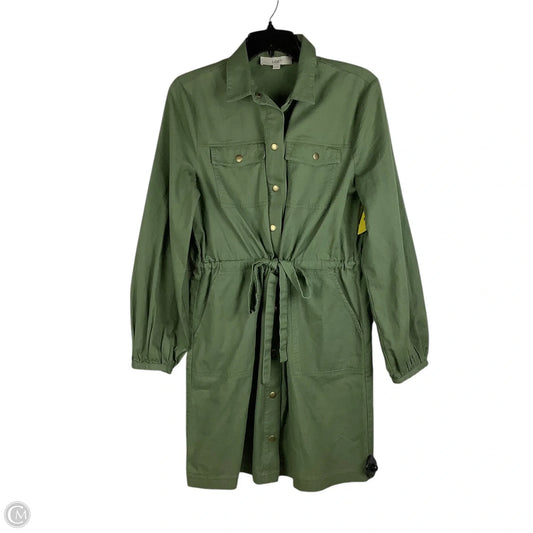 Dress Casual Short By Loft In Green, Size: M