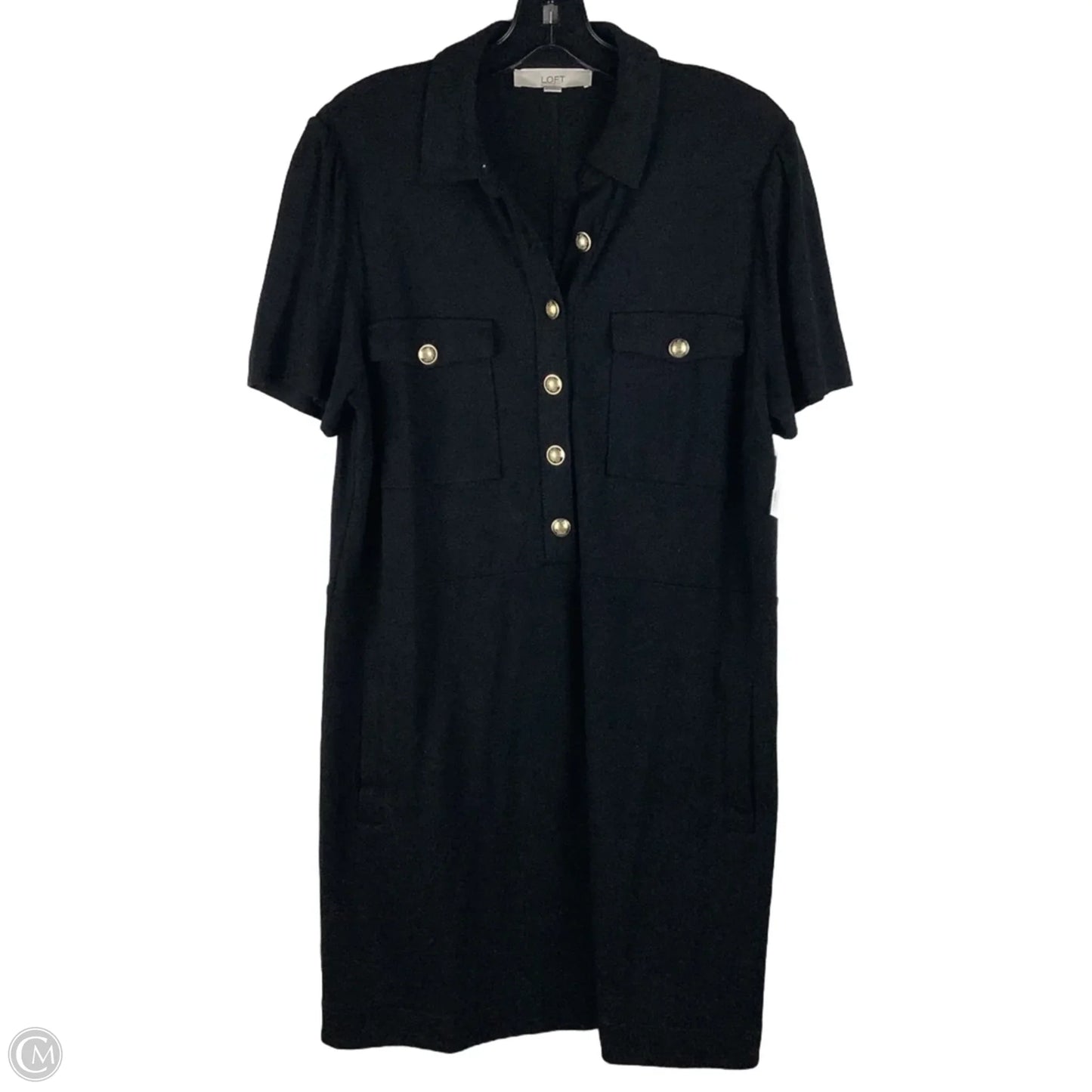 Dress Casual Short By Loft In Black, Size: 12