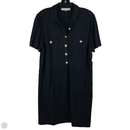 Dress Casual Short By Loft In Black, Size: 12