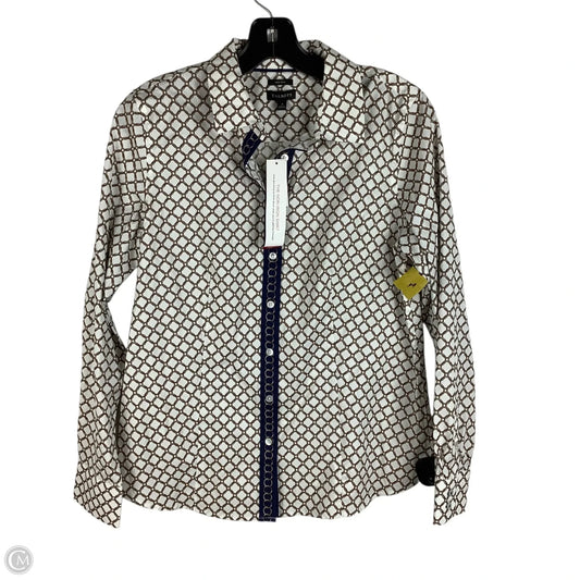 Top Long Sleeve By Talbots In Brown, Size: 4