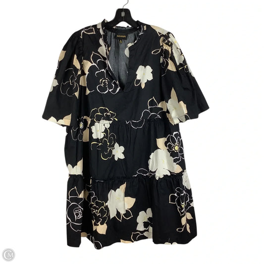 Dress Casual Short By Sugar Lips In Floral Print, Size: Xl