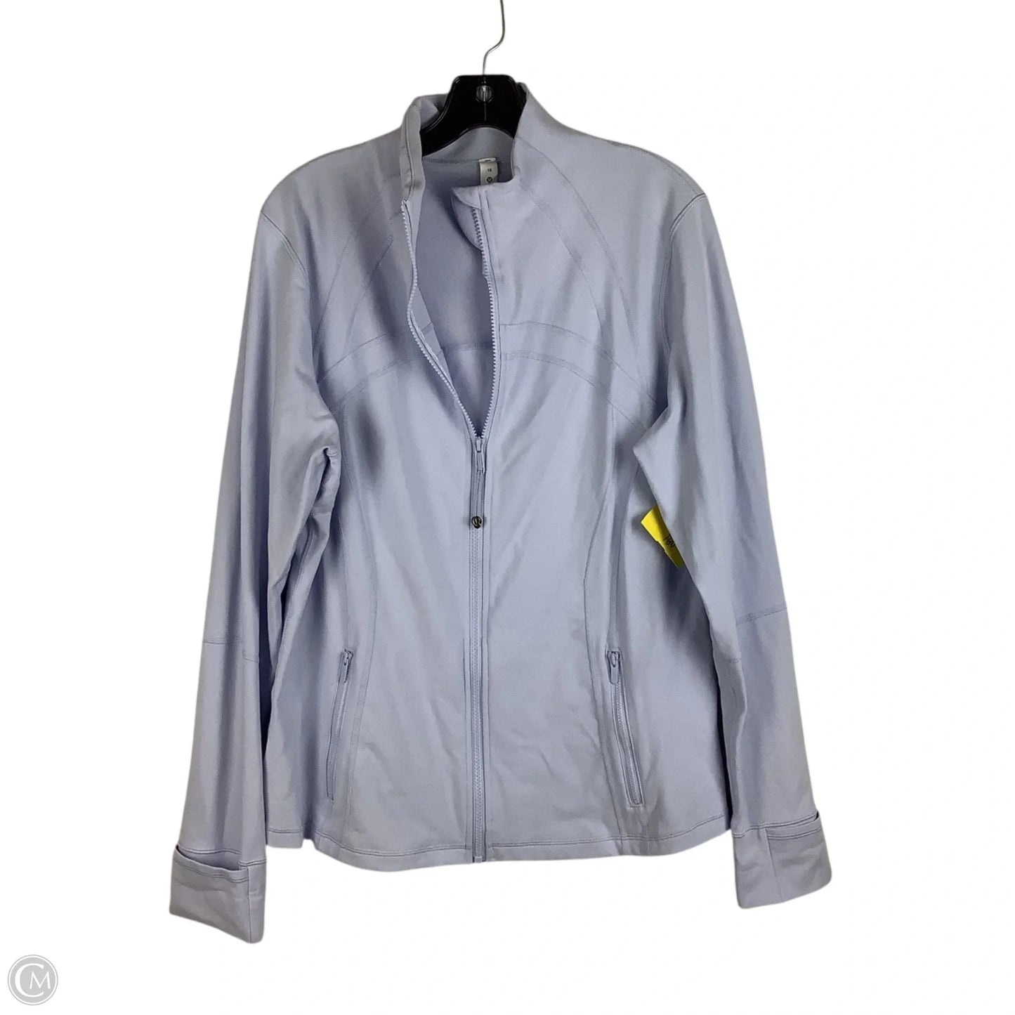 Athletic Jacket By Lululemon In Purple, Size: 18
