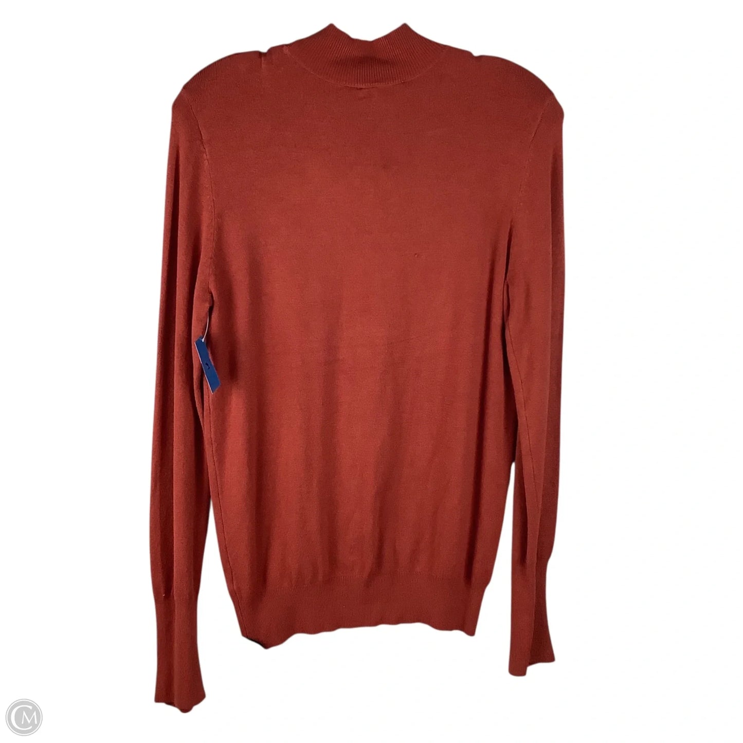 Top Long Sleeve By Skies Are Blue In Orange, Size: S