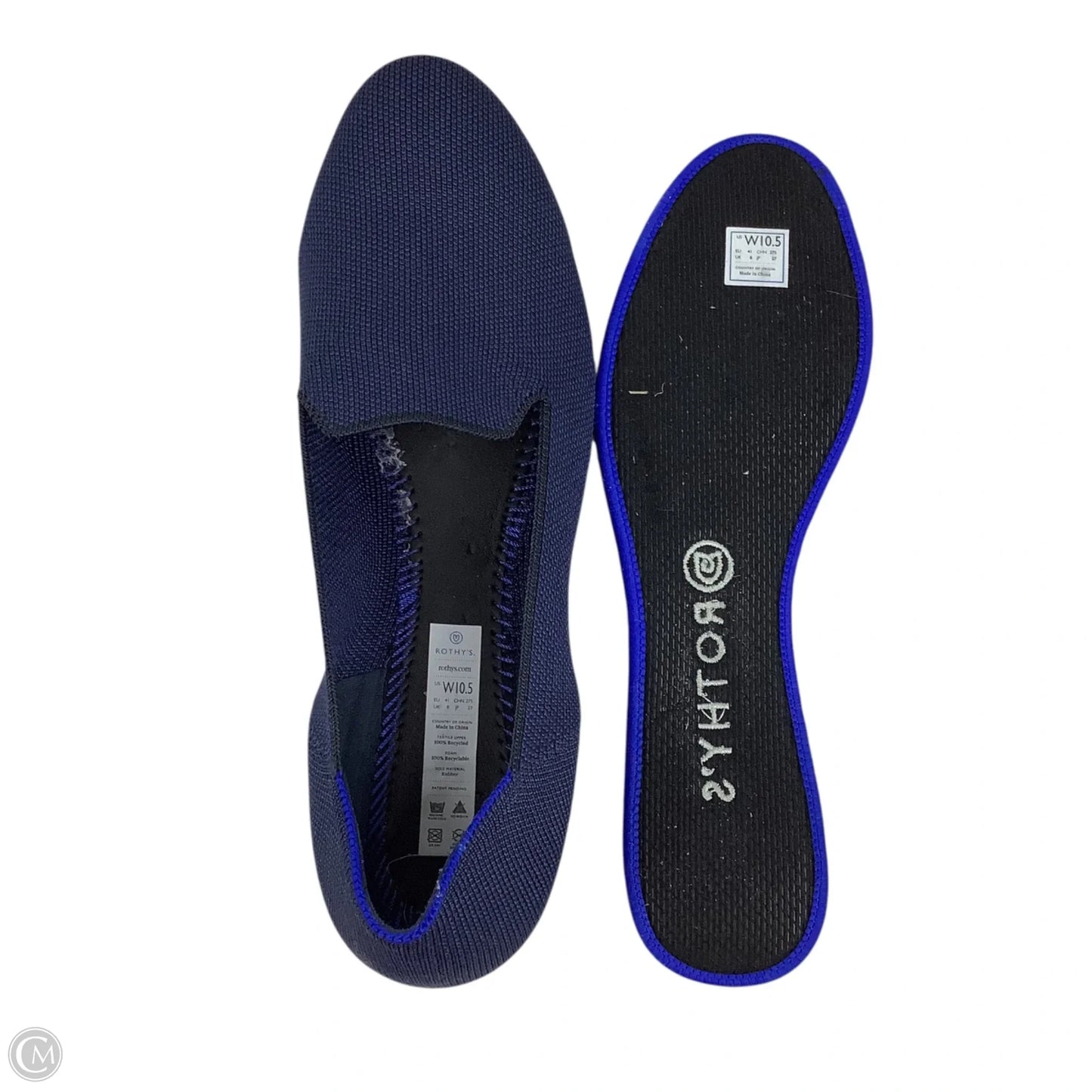 Shoes Flats By Rothys In Navy, Size: 10.5