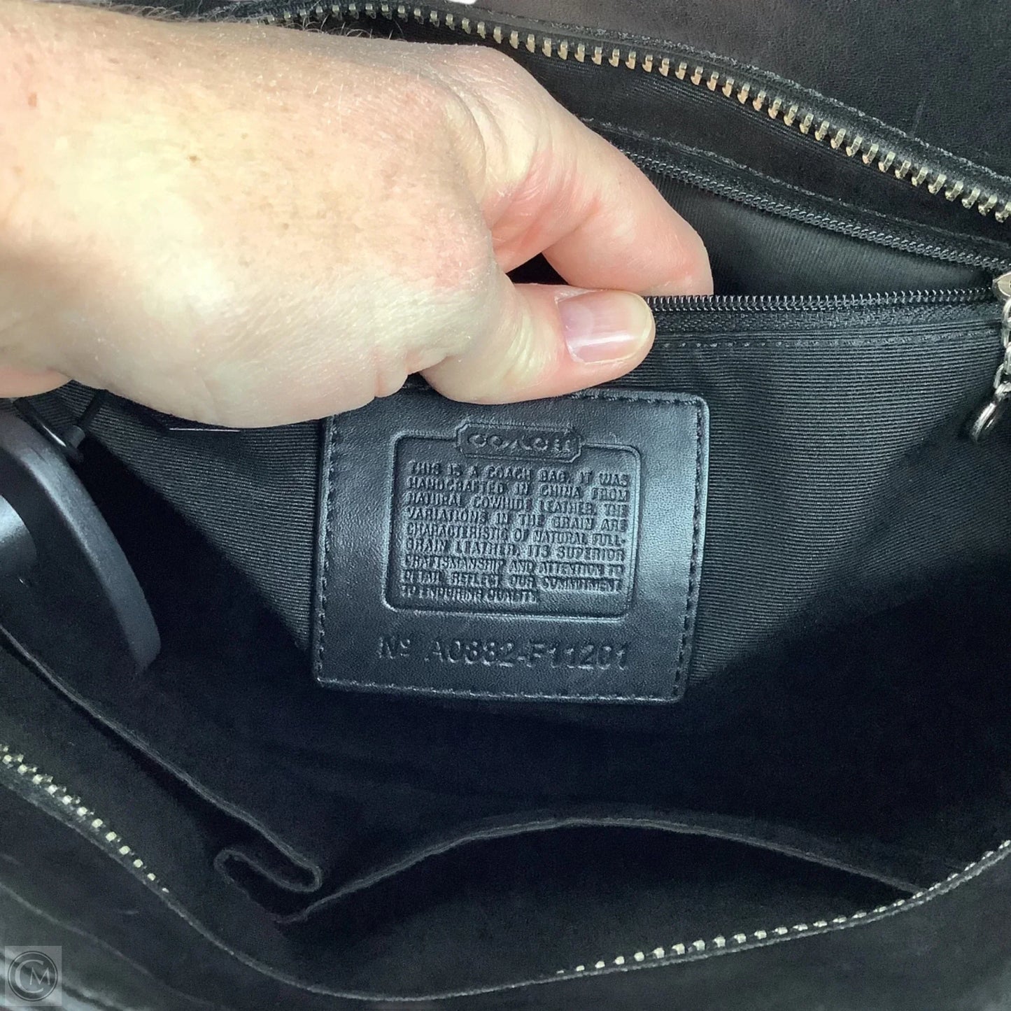 Handbag Designer By Coach, Size: Medium