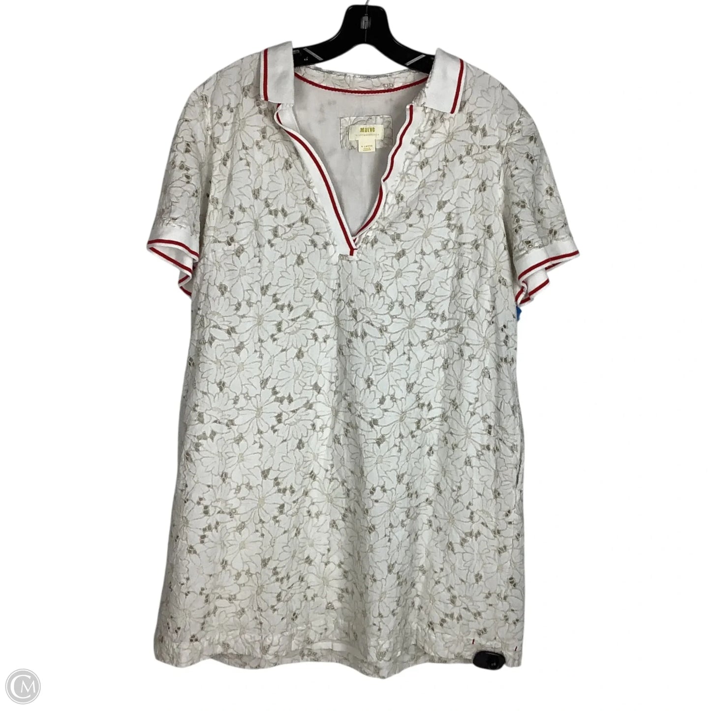 Dress Casual Short By Maeve In White, Size: Xl