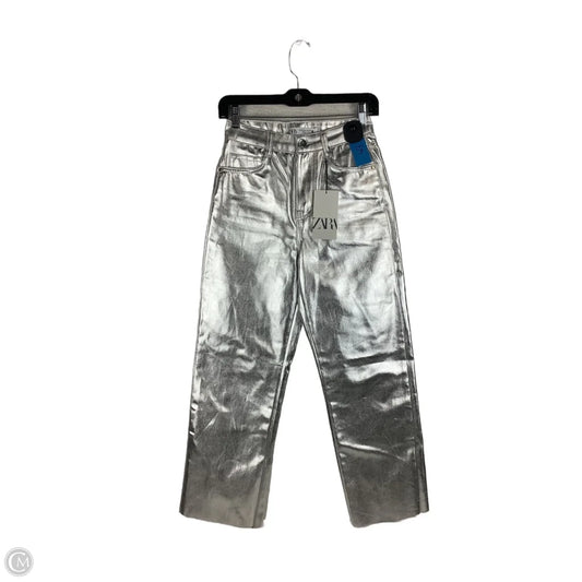 Pants Other By Zara In Silver, Size: 2
