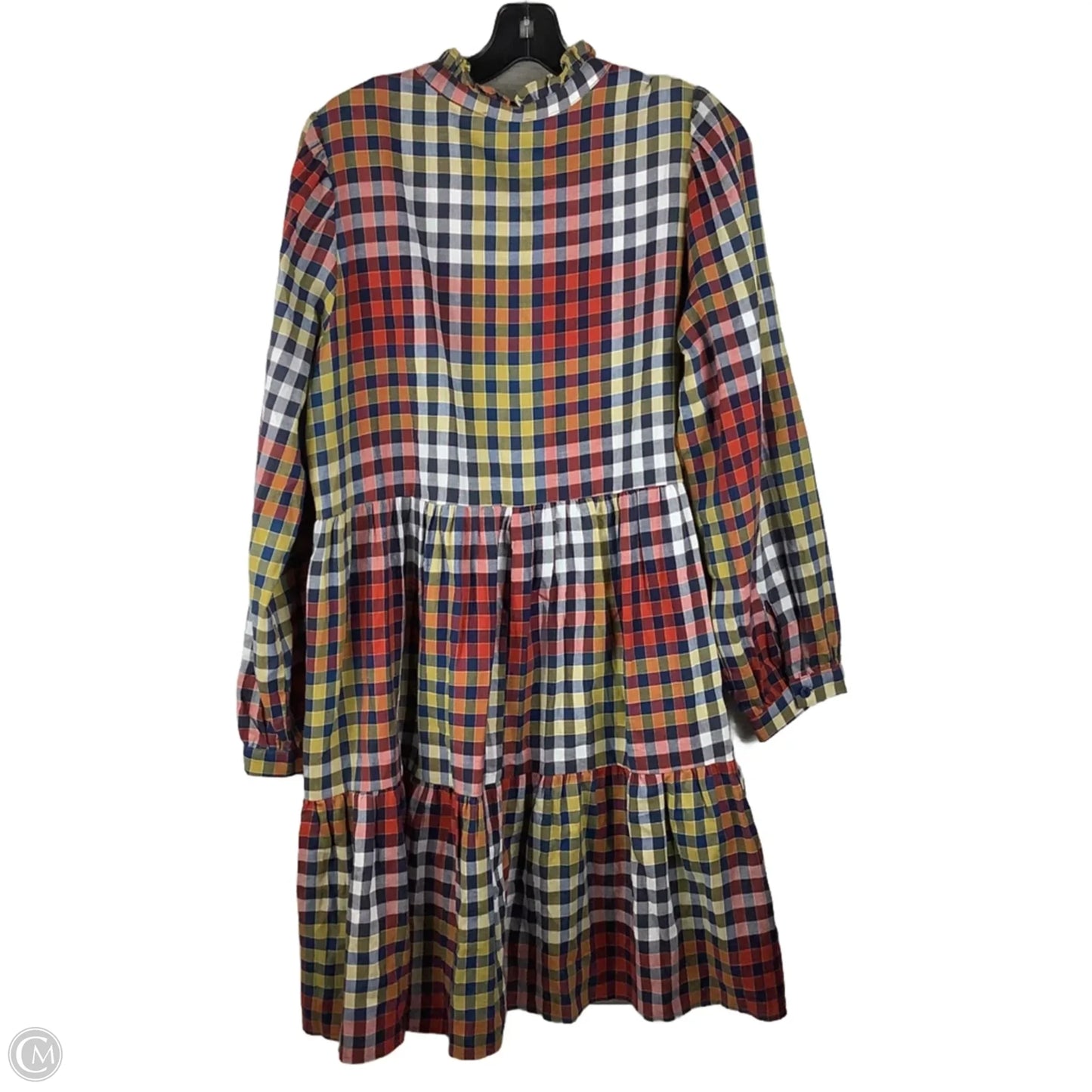 Dress Casual Midi By Jodifl In Plaid Pattern, Size: L