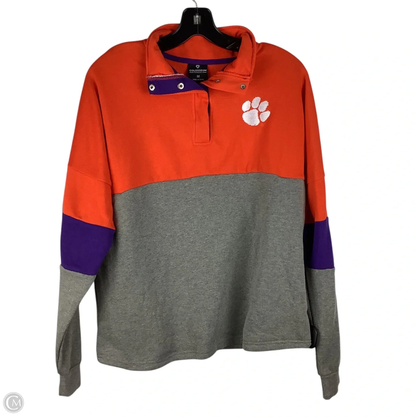 Sweatshirt Crewneck By Colosseum In Orange, Size: M