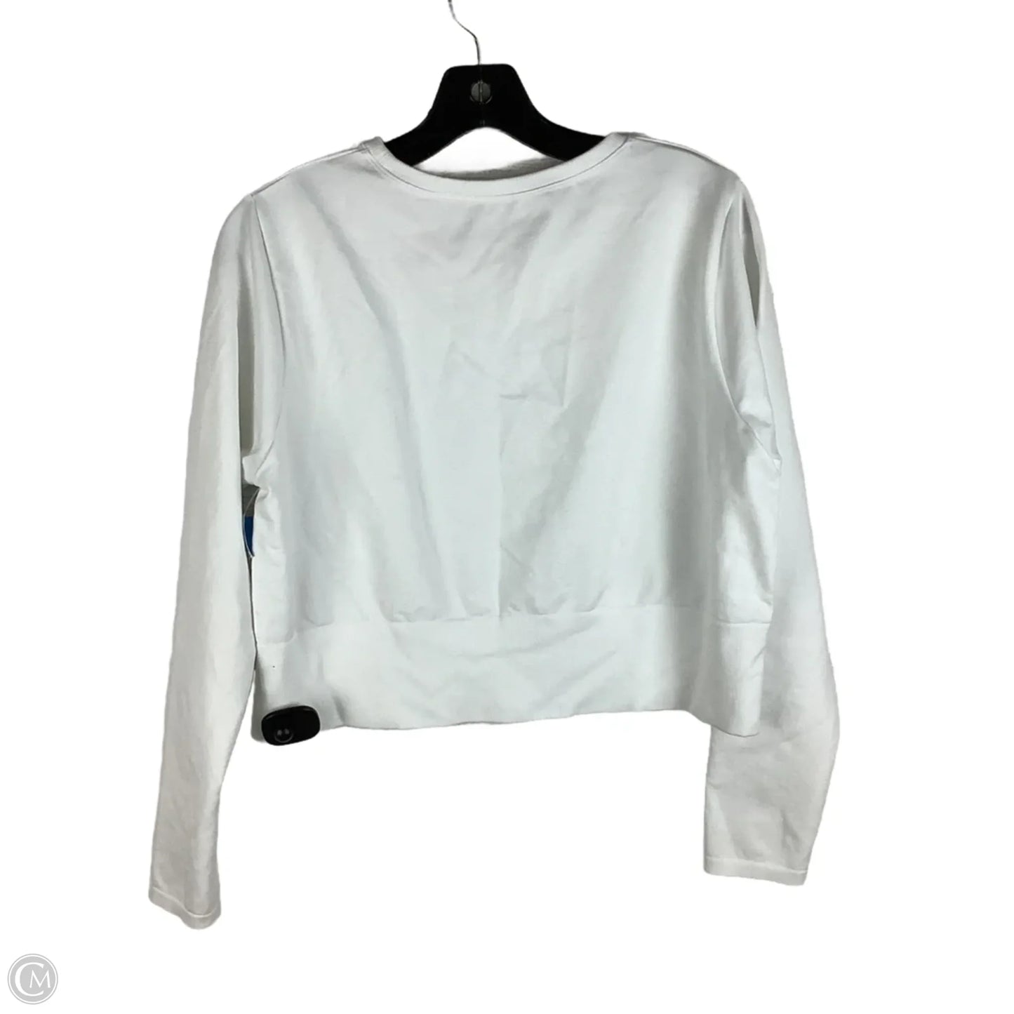 Athletic Top Long Sleeve Crewneck By Aerie In White, Size: Xxl