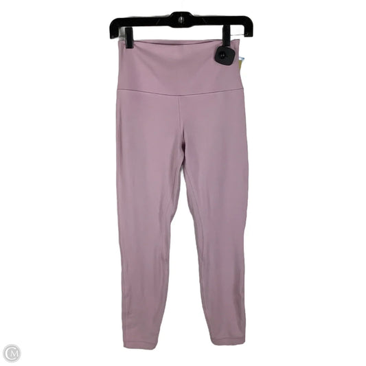 Athletic Leggings By Lululemon In Pink, Size: 6