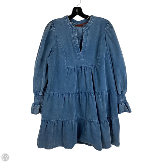 Dress Party Short By Umgee In Blue, Size: M