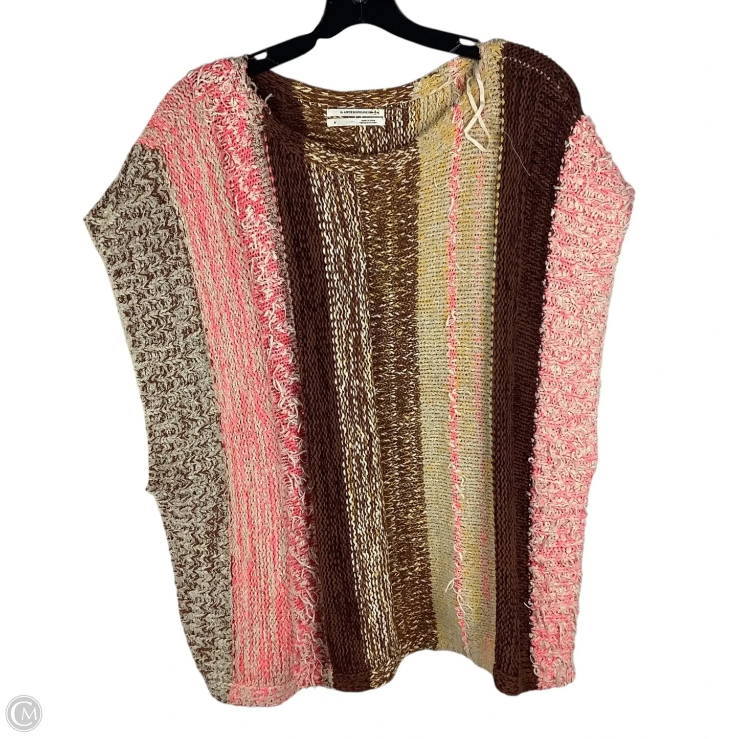 Sweater Short Sleeve By Anthropologie In Multi-colored, Size: S