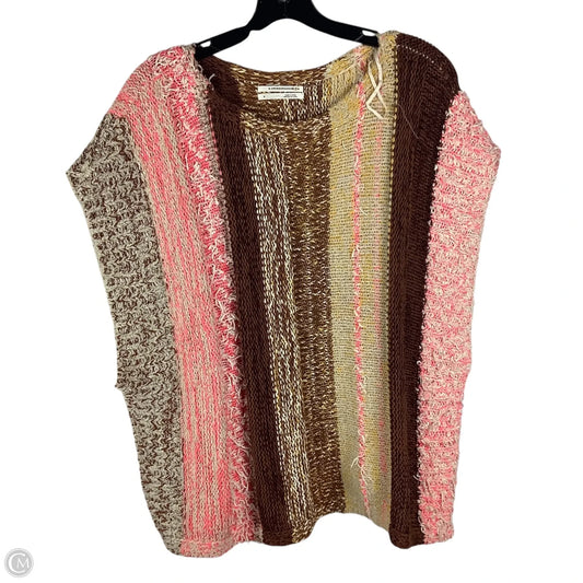 Sweater Short Sleeve By Anthropologie In Multi-colored, Size: S