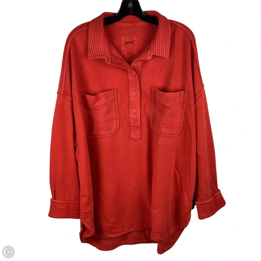 Sweatshirt Collar By Aerie In Red, Size: Xl
