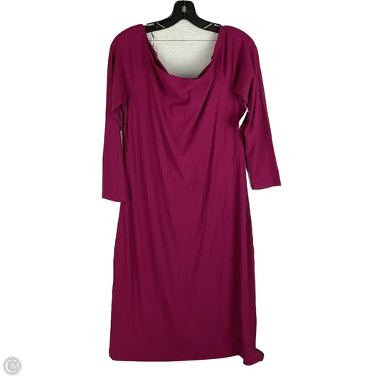 Dress Casual Maxi By Banana Republic In Purple, Size: L