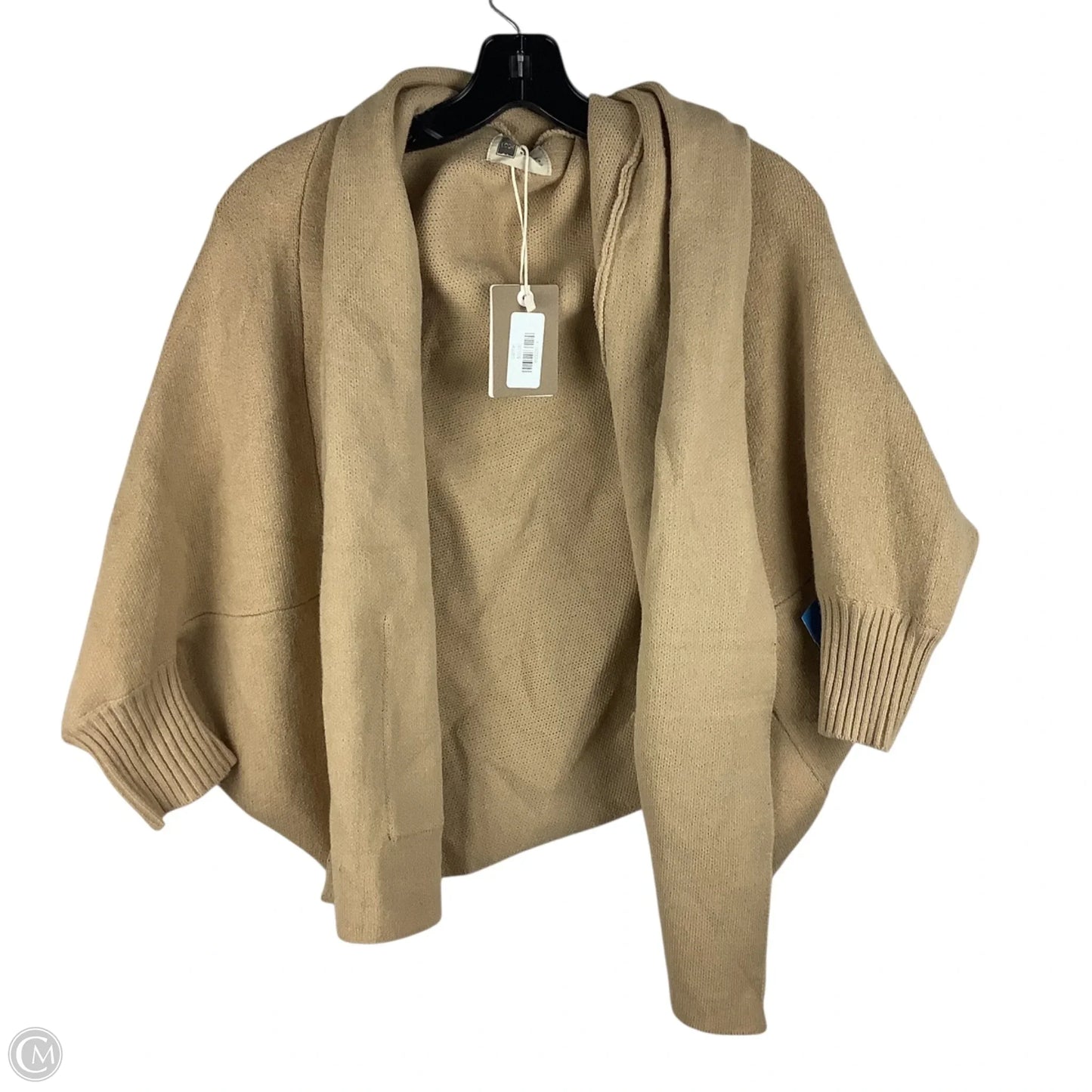 Sweater Cardigan By Cmc In Tan, Size: Osfm