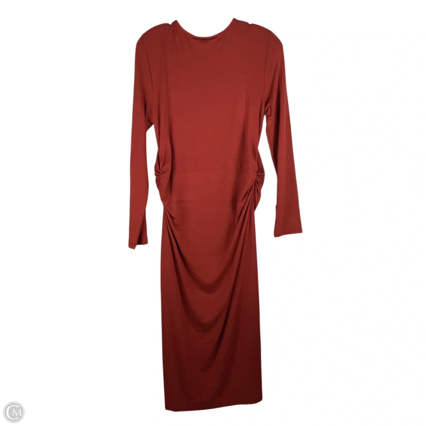 Dress Sweater By Banana Republic In Orange, Size: L