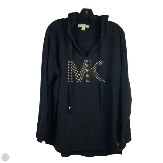 Sweatshirt Hoodie By Michael By Michael Kors In Black, Size: 2x