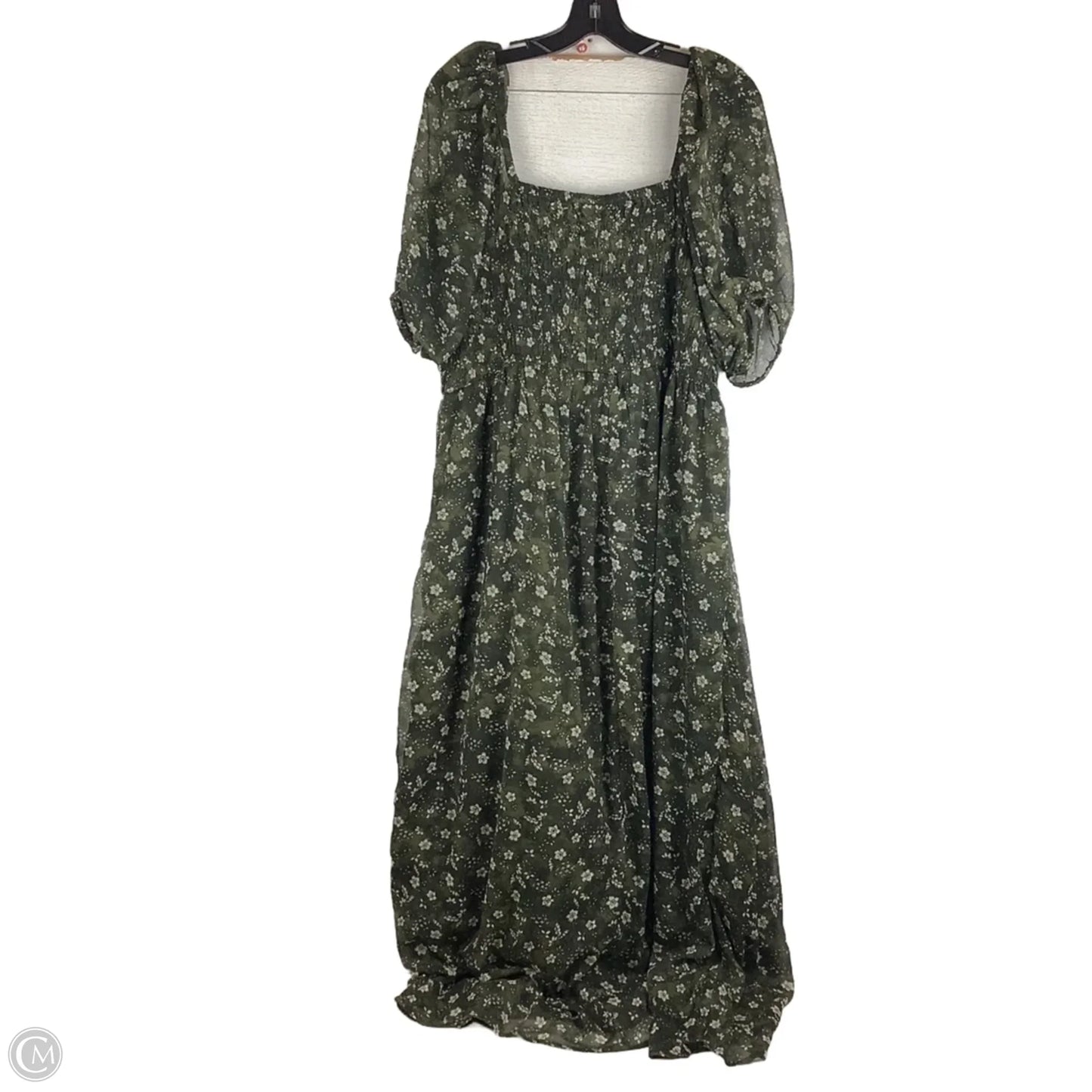 Dress Casual Maxi By Old Navy In Green, Size: 2x