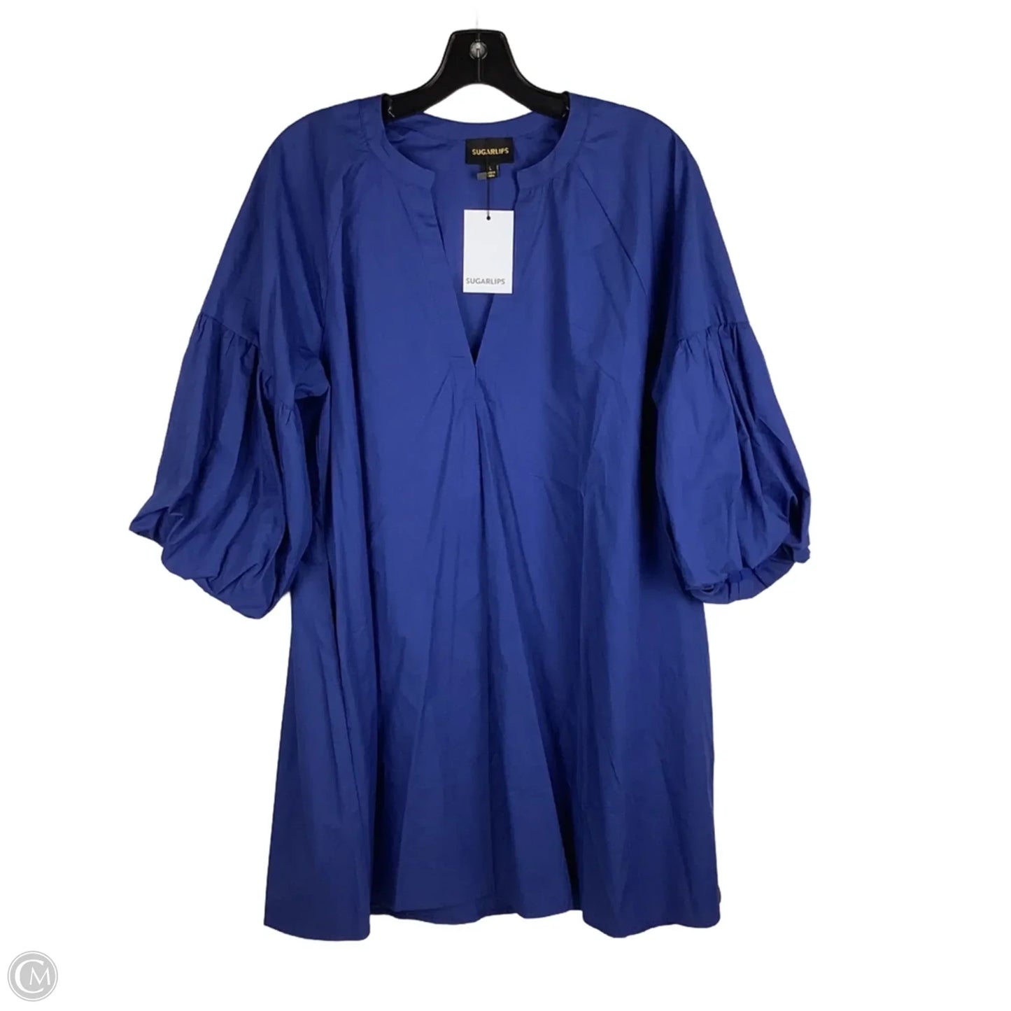 Dress Party Short By Sugar Lips In Blue, Size: L