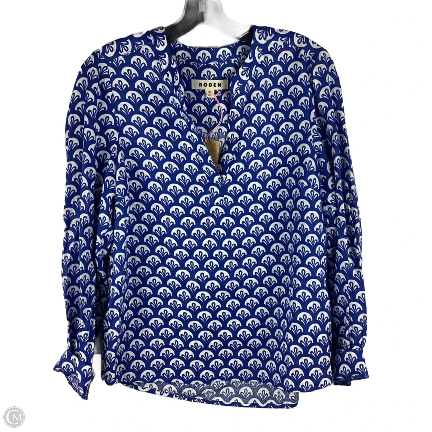 Top Long Sleeve By Boden In Blue, Size: 4/S