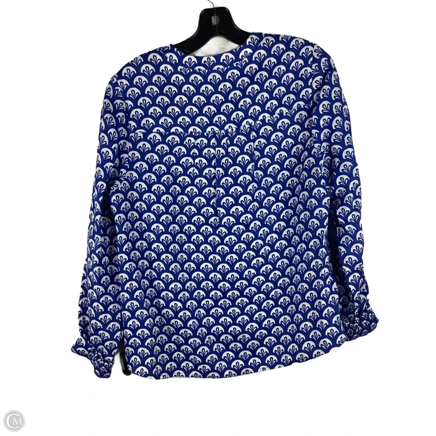 Top Long Sleeve By Boden In Blue, Size: 4/S
