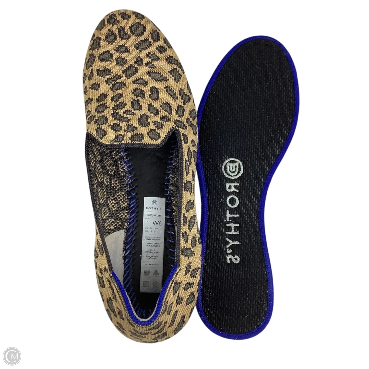 Shoes Flats By Rothys In Animal Print, Size: 6