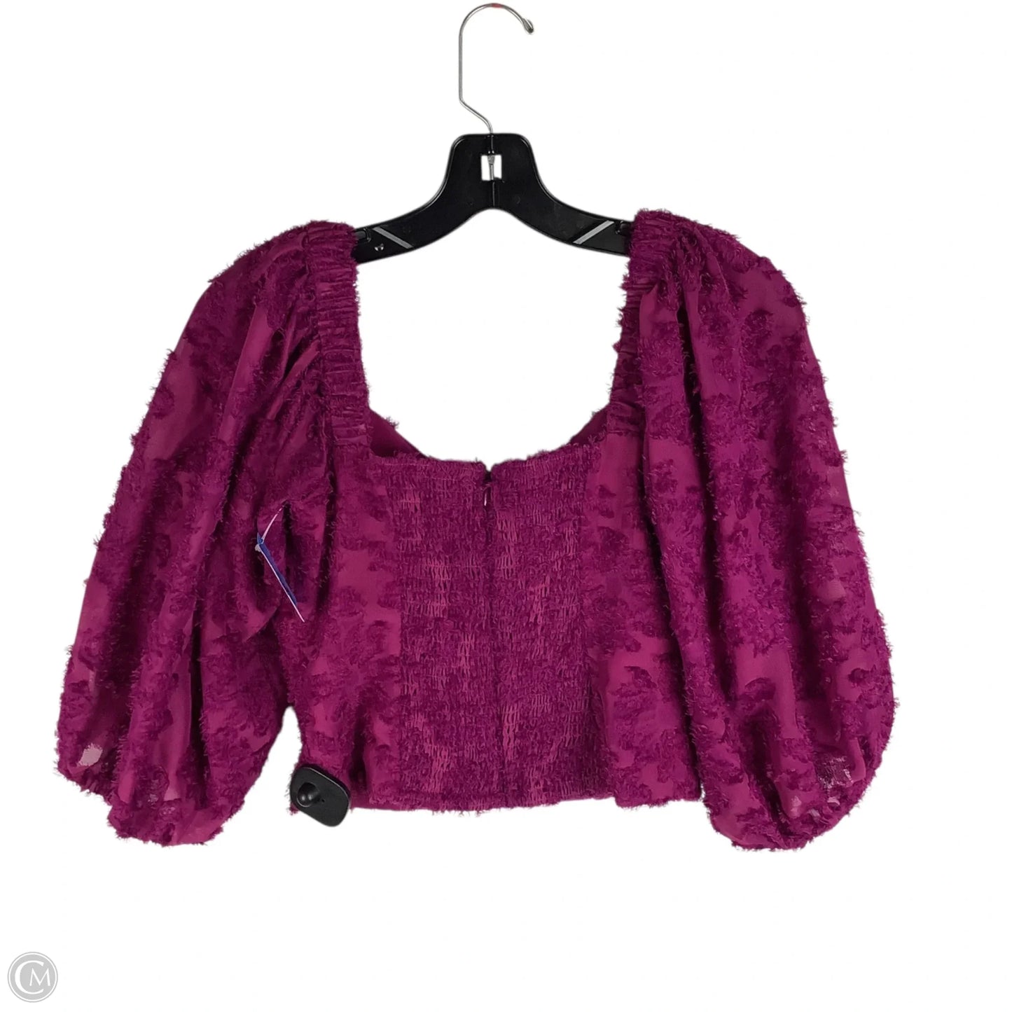 Top Long Sleeve By Hutch In Purple, Size: S