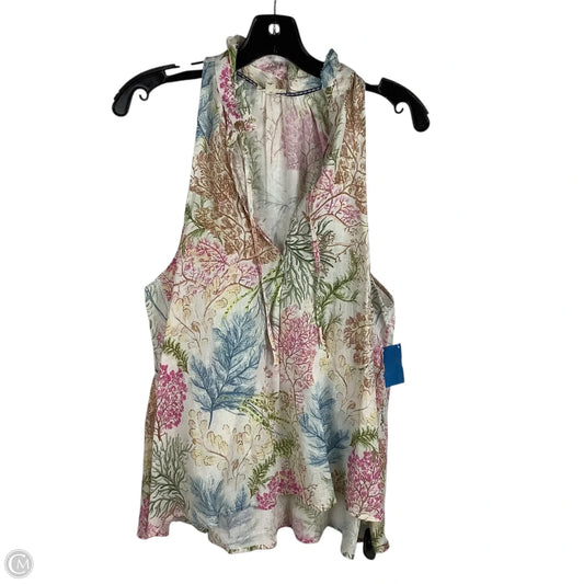 Top Sleeveless By Pilcro In Multi-colored, Size: L