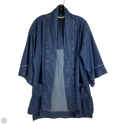 Cardigan By Soft Surroundings In Blue Denim, Size: S/M