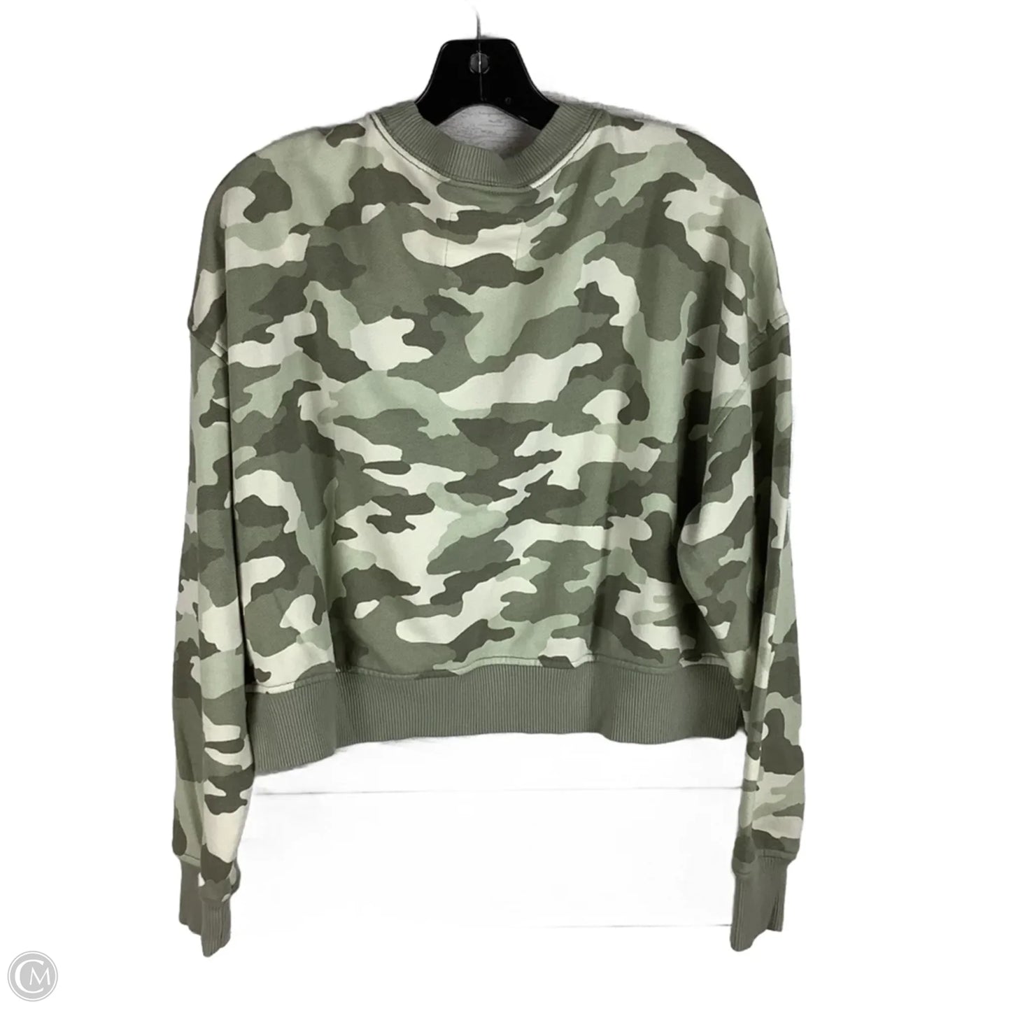 Sweatshirt Crewneck By Aerie In Camouflage Print, Size: Xxs