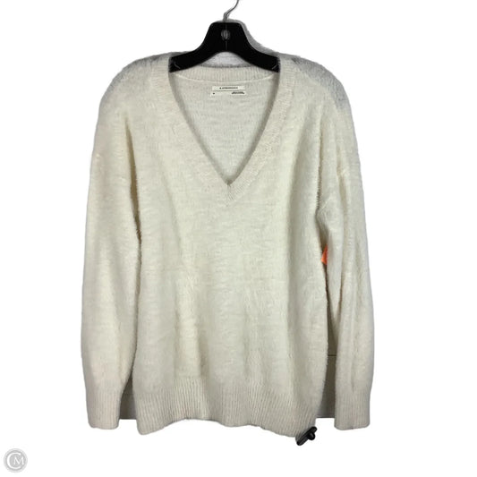 Sweater By Anthropologie In White, Size: Xs
