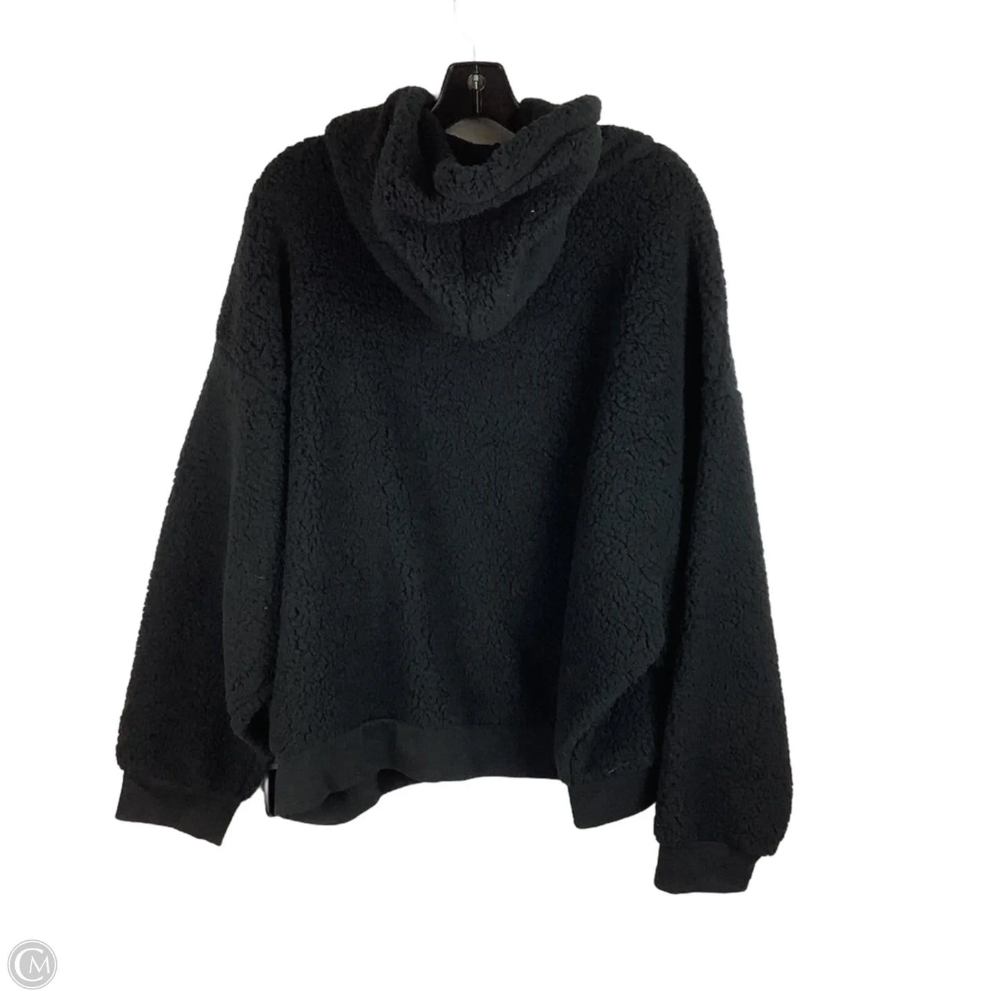 Sweatshirt Hoodie By Pink In Black, Size: Xxl