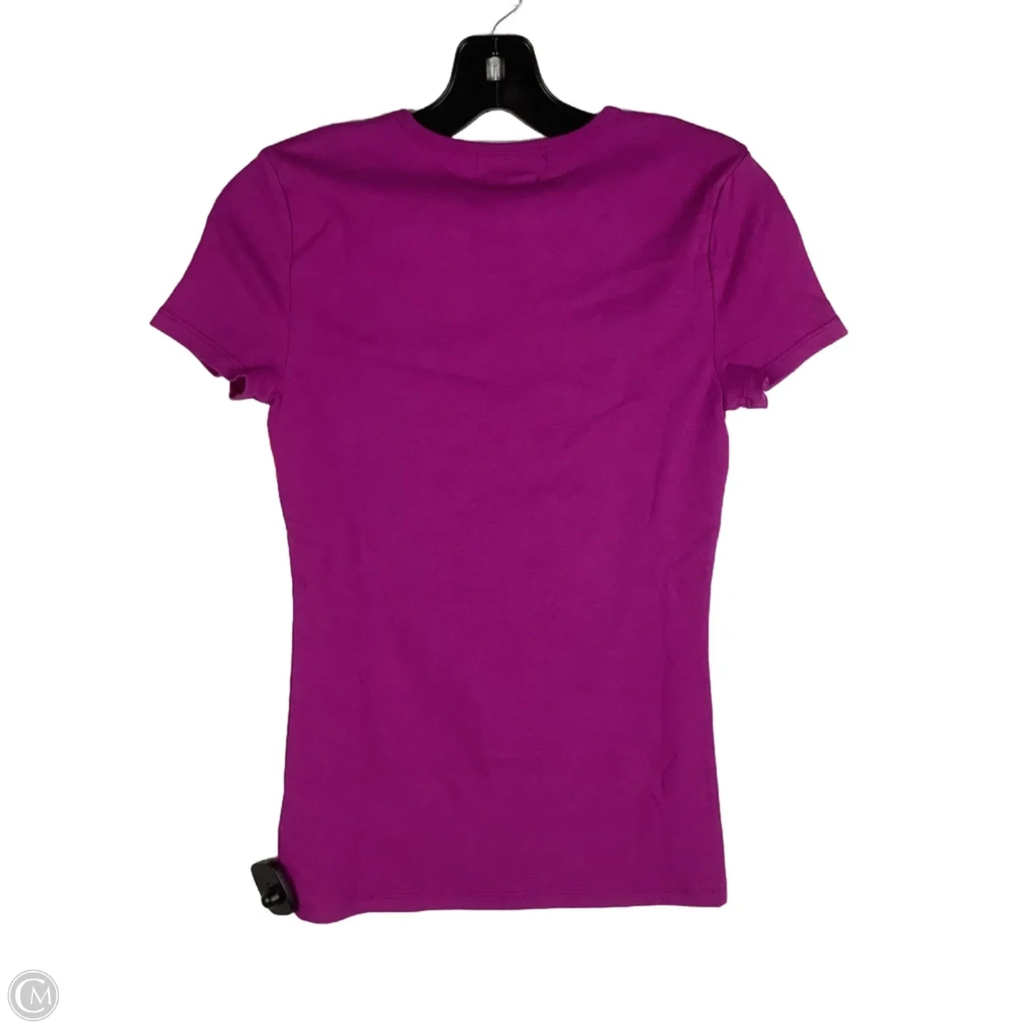 Top Short Sleeve Basic By Lauren By Ralph Lauren In Purple, Size: Mp