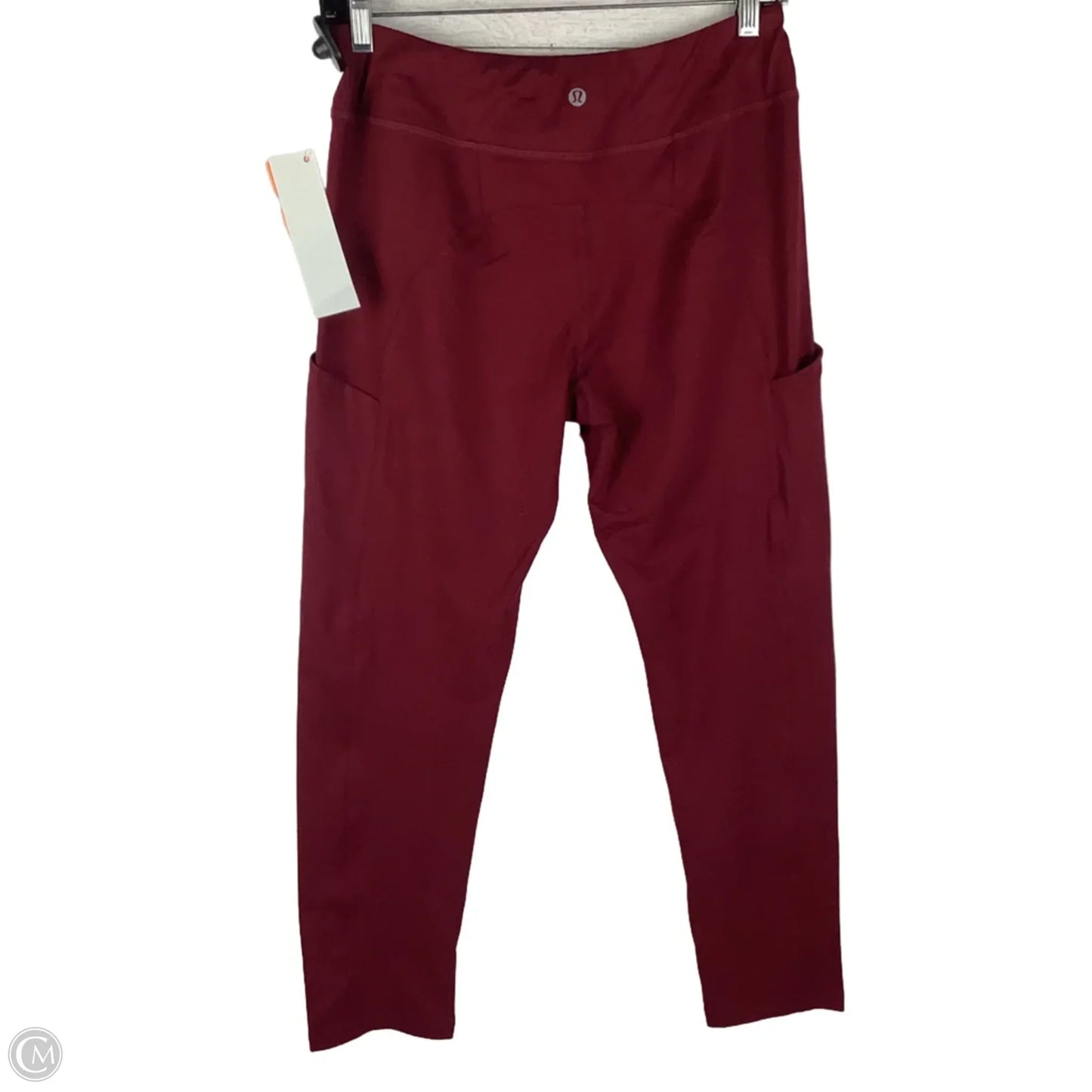 Athletic Leggings By Lululemon In Red, Size: 6