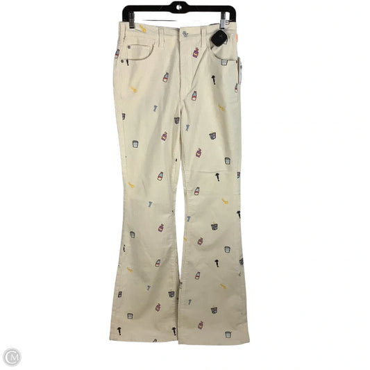 Pants Corduroy By Pilcro In Cream, Size: 6 (28)