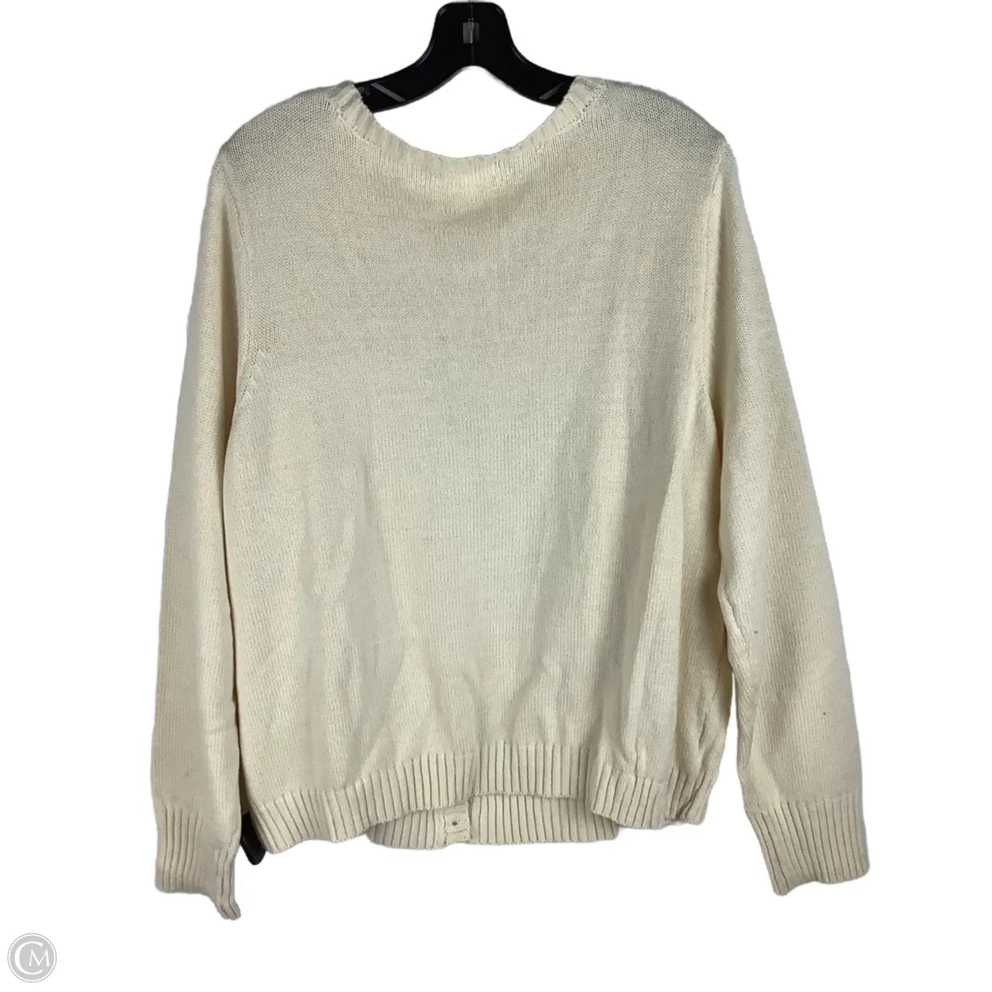 Sweater Cardigan By Lc Lauren Conrad In Cream, Size: 2x