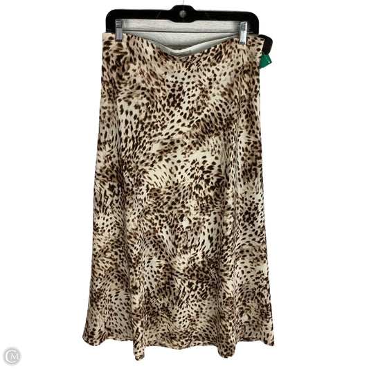 Skirt Maxi By Loft In Animal Print, Size: M