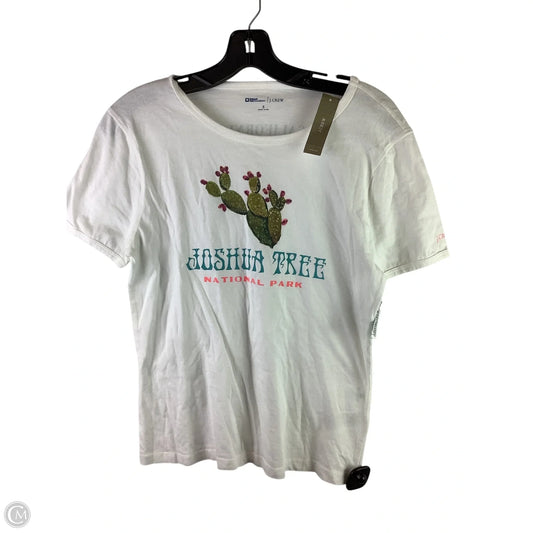 Top Short Sleeve By J. Crew In White, Size: S