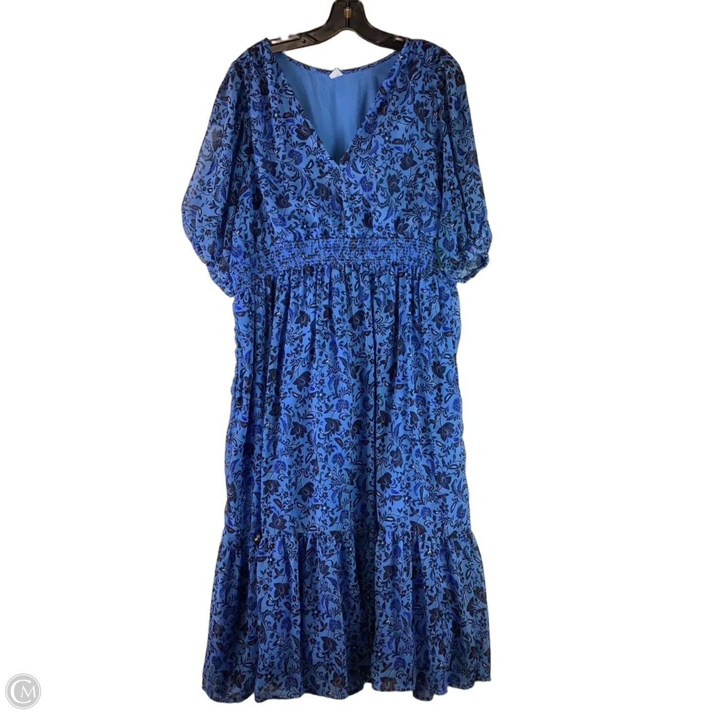 Dress Casual Maxi By Old Navy In Blue, Size: Xl