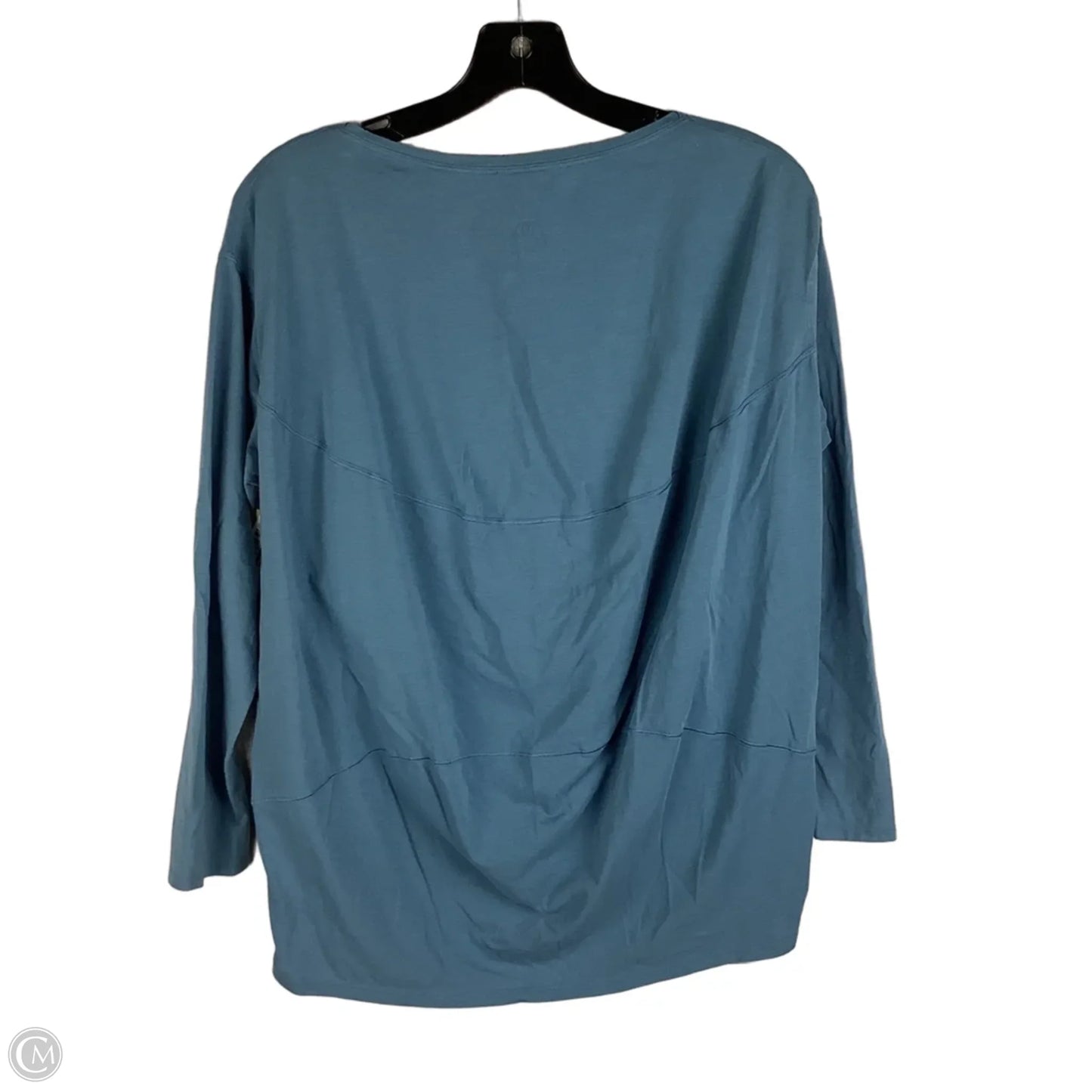 Athletic Top Long Sleeve Crewneck By Lululemon In Blue, Size: 6