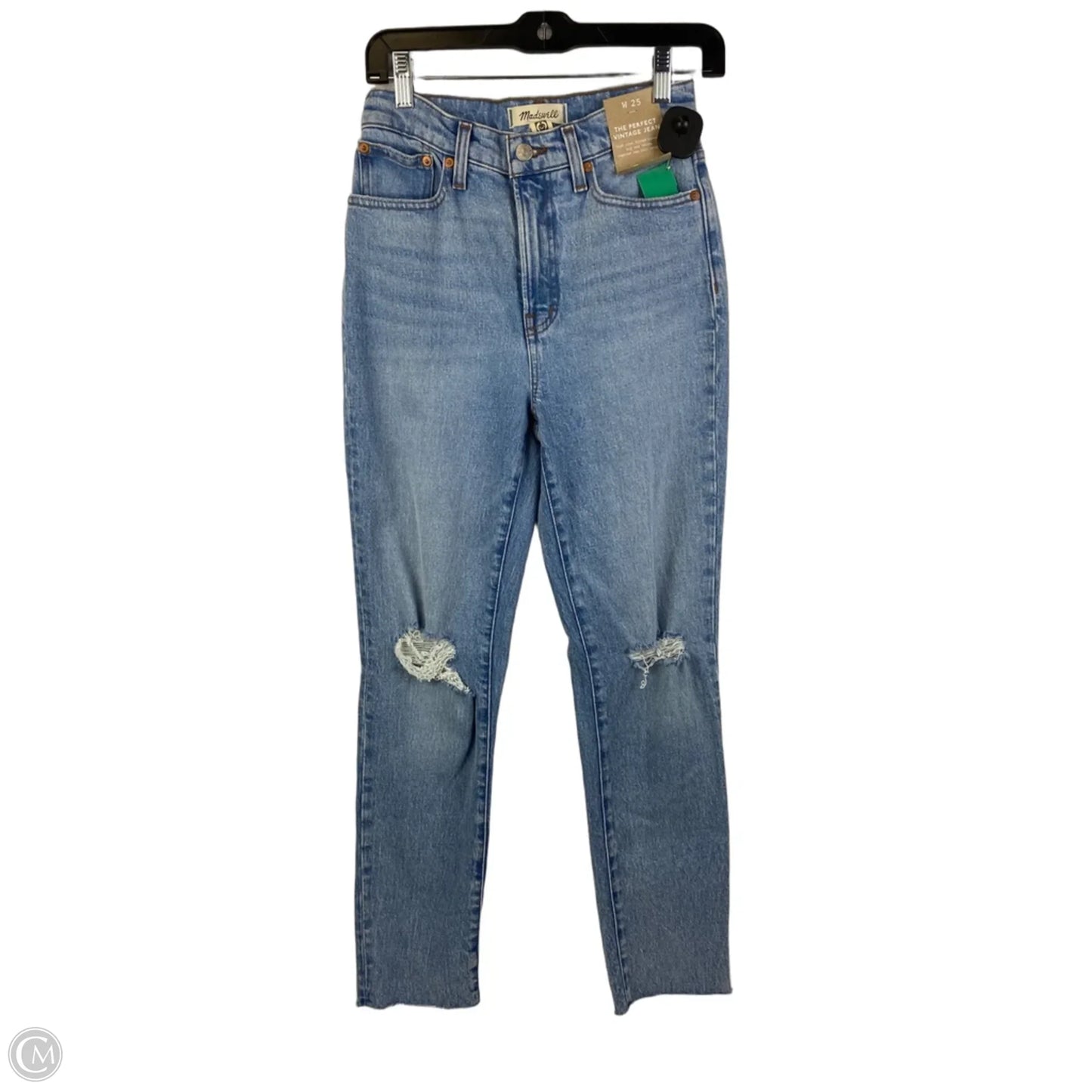 Jeans Straight By Madewell In Blue Denim, Size: 2 (25)