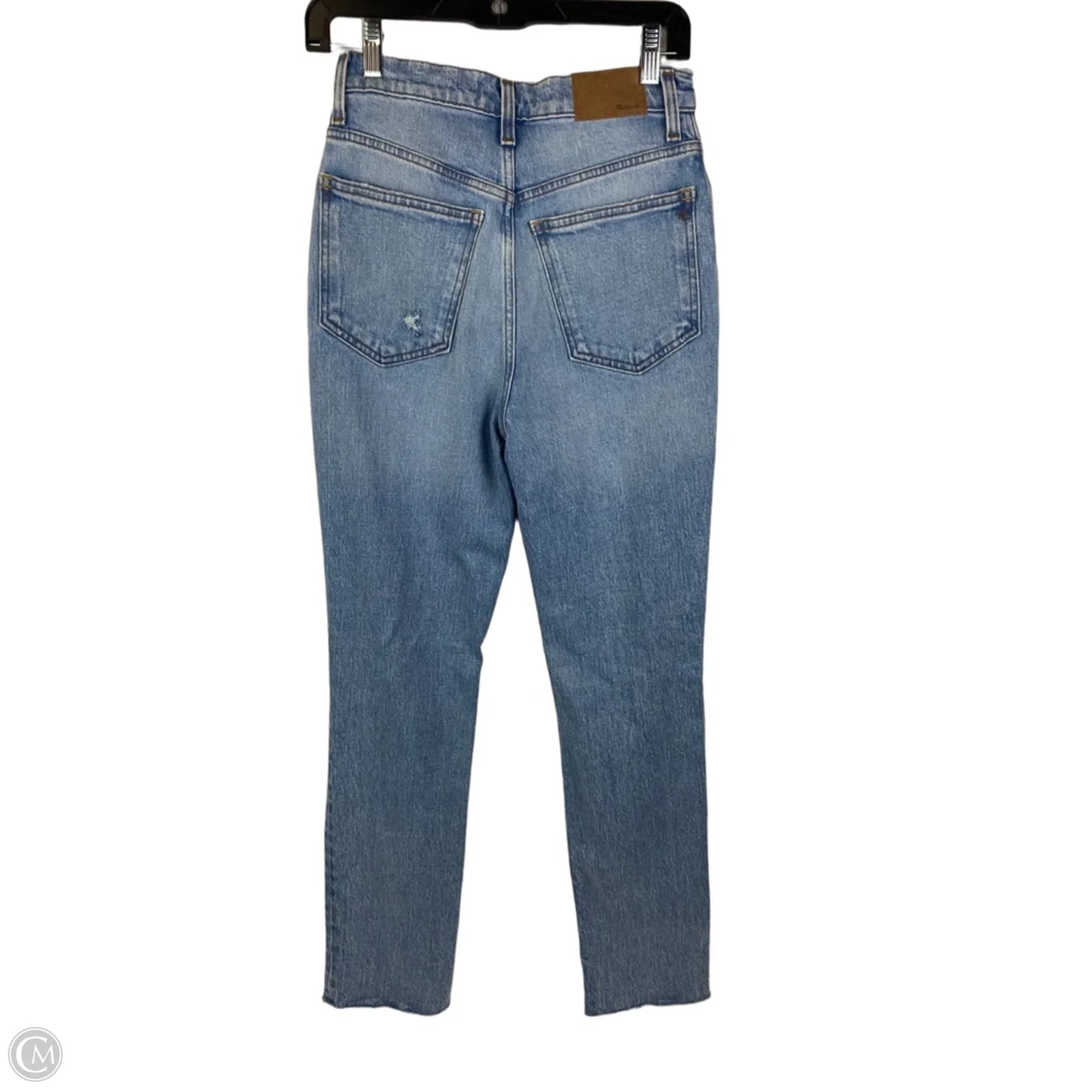 Jeans Straight By Madewell In Blue Denim, Size: 2 (25)