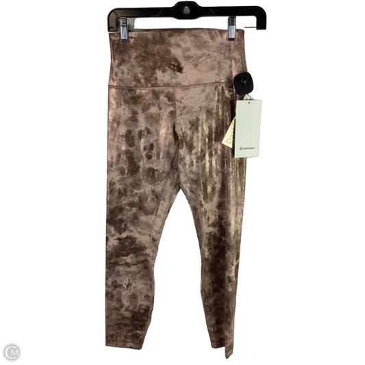 Athletic Leggings By Lululemon In Tan, Size: 6
