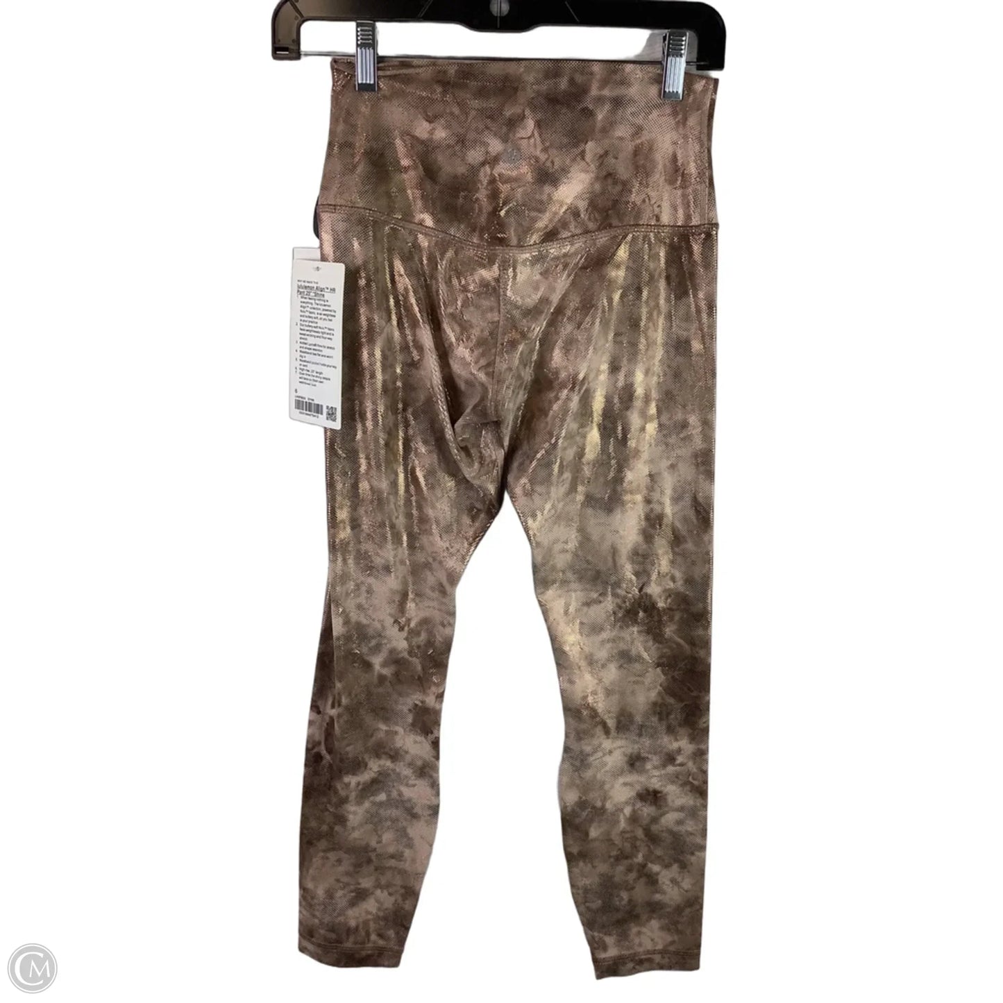 Athletic Leggings By Lululemon In Tan, Size: 6