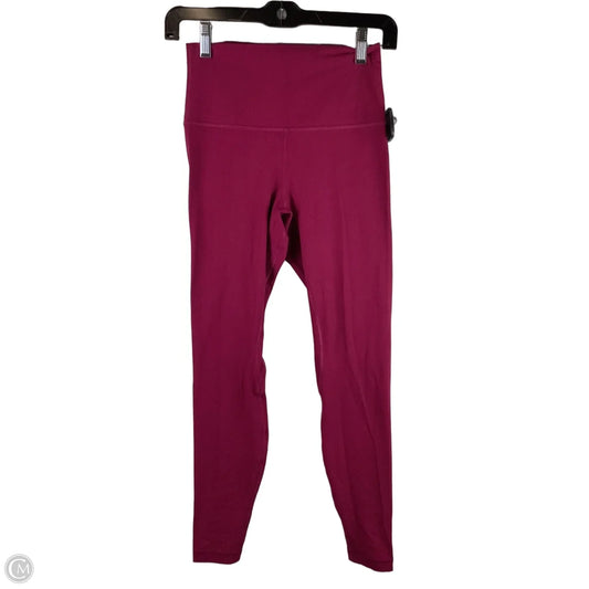 Athletic Leggings By Lululemon In Pink, Size: 6