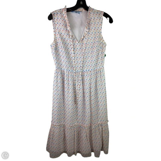 Dress Casual Midi By Draper James In White, Size: 4
