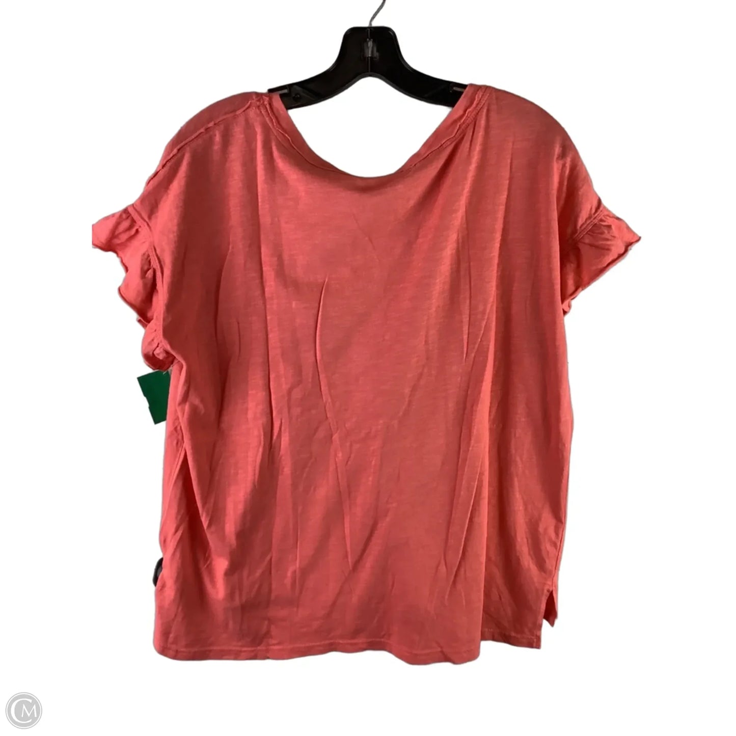 Top Short Sleeve Basic By Pilcro In Pink, Size: S