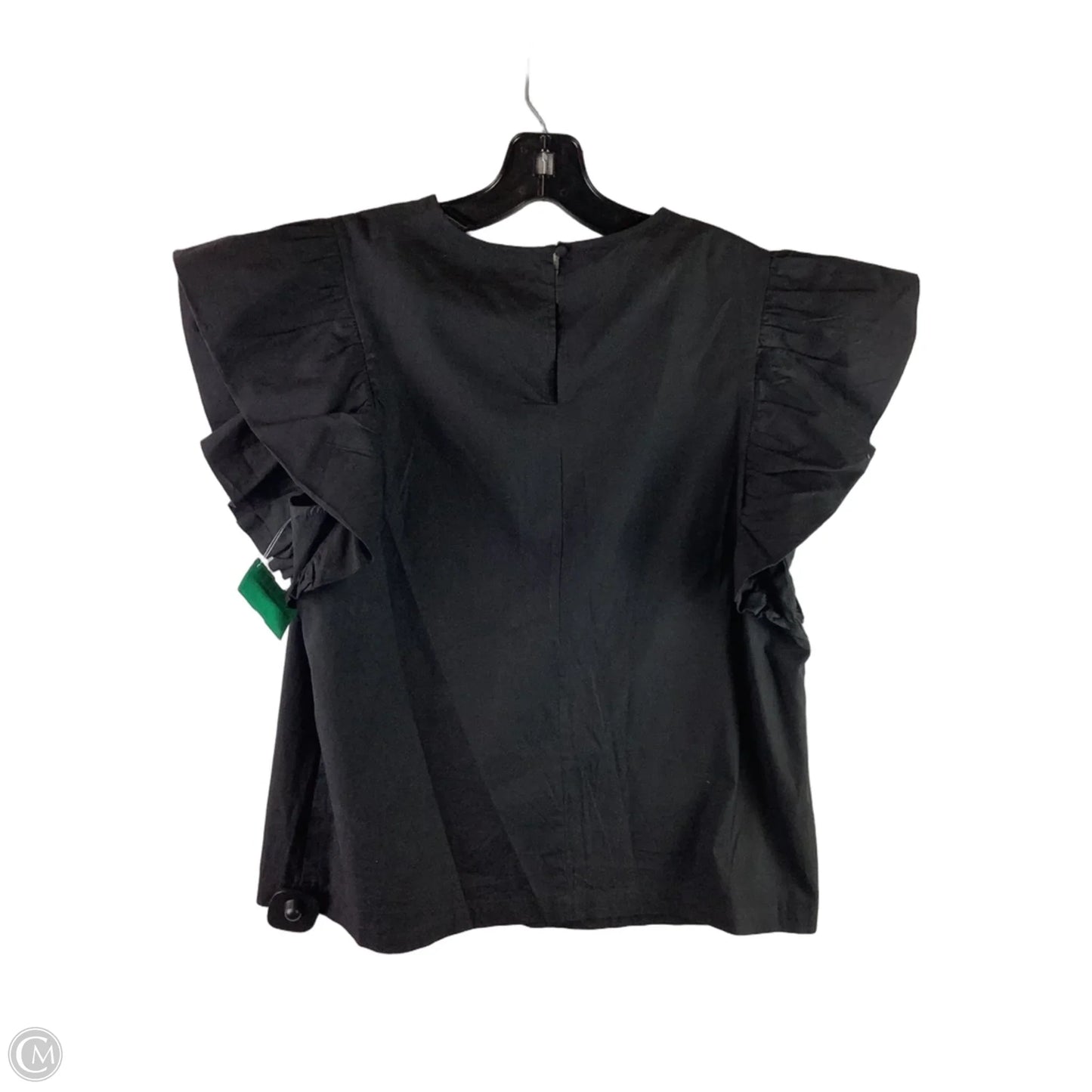 Top Short Sleeve By Tcec In Black, Size: L